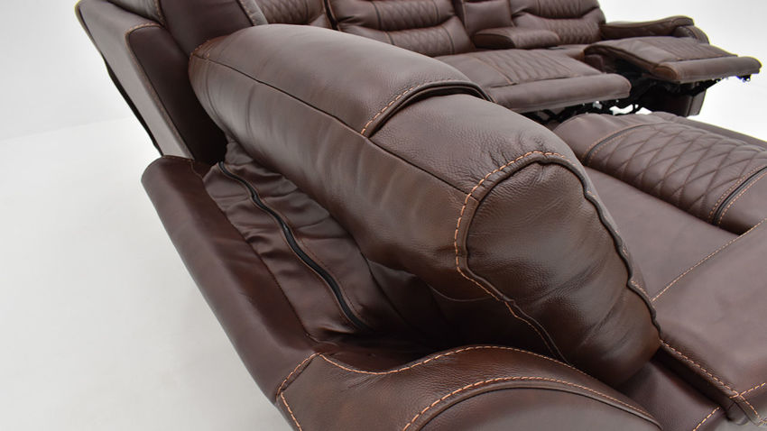 elliot leather power reclining sofa