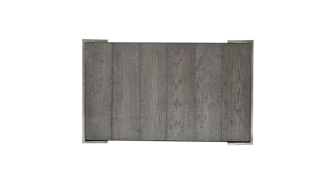 Top Down View of the Modern View Tiered End Table in Gray by Liberty Furniture | Home Furniture Plus Bedding