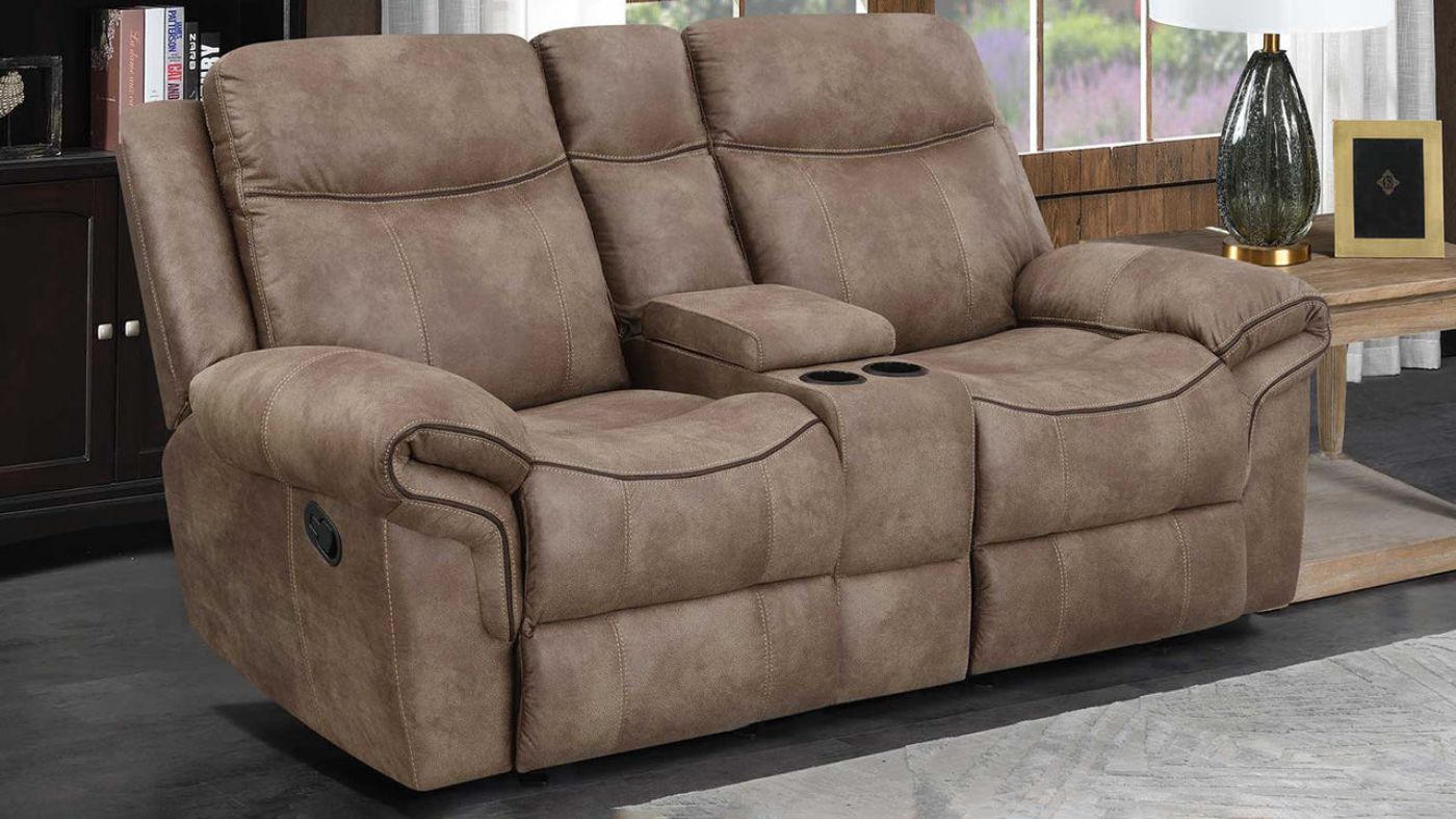 Picture of Nashville Glider Reclining Loveseat - Brown