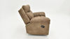 Side View  of the Nashville Glider Recliner in Brown by Steve Silver | Home Furniture Plus Bedding
