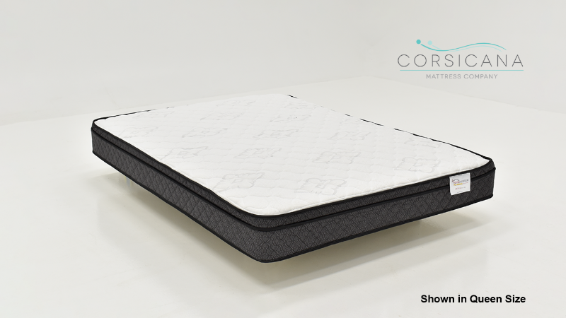 Slightly Angled View of the Belle Euro Top Mattress by Corsicana | Home Furniture Plus Bedding