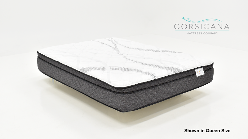 Slightly Angled View of the Madison Euro Top Mattress by Corsicana | Home Furniture Plus Bedding