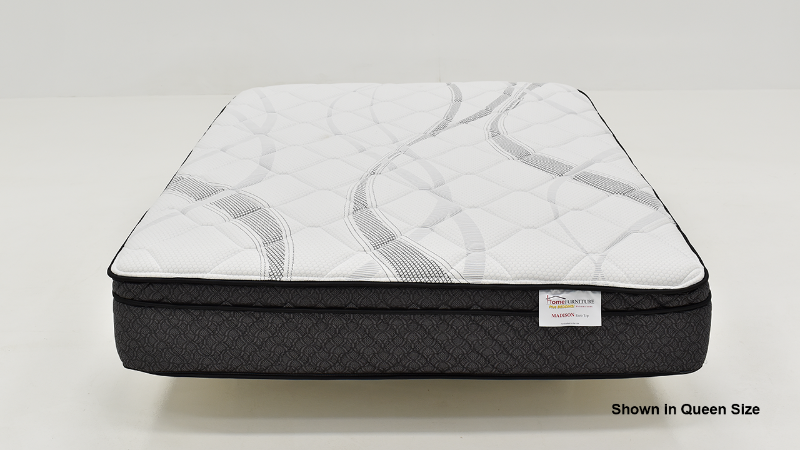 View from the Foot of the Madison Euro Top Mattress by Corsicana | Home Furniture Plus Bedding