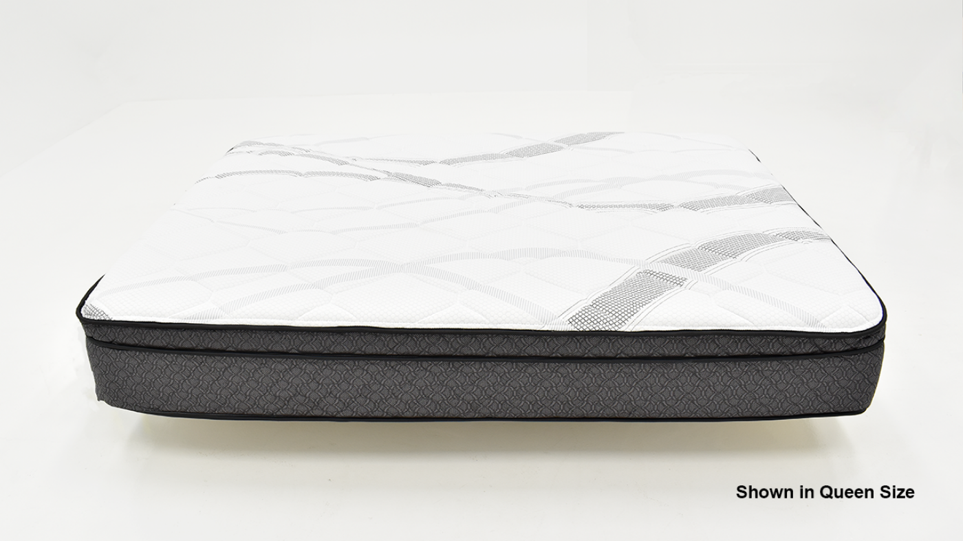View from the Side of the Madison Euro Top Mattress by Corsicana | Home Furniture Plus Bedding