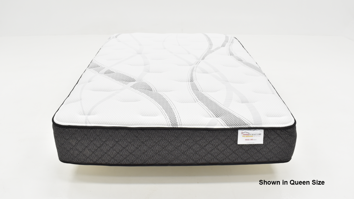 View from the Foot of the Shiloh Plush Mattress by Corsicana | Home Furniture Plus Bedding