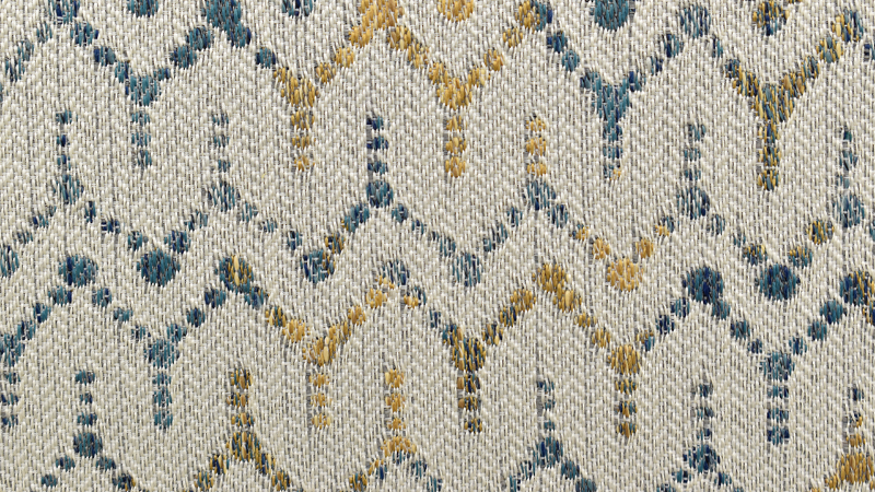 Upholstery Swatch of the Feather Accent Chair in a Multicolored Pattern by Behold Home | Home Furniture Plus Bedding