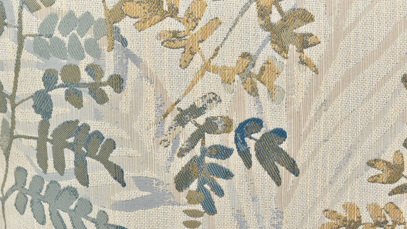 Flora Pillow Fabric Swatch of the Feather Loveseat in Off-White by Behold Home | Home Furniture Plus Bedding