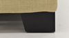 Closeup View of the Foot on the Morrow Queen Upholstered Bed in Natural Tan by Elements International | Home Furniture Plus Bedding