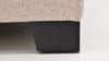 	Closeup View of the Foot  on the Morrow Queen Upholstered Bed in Gray by Elements International | Home Furniture Plus Bedding