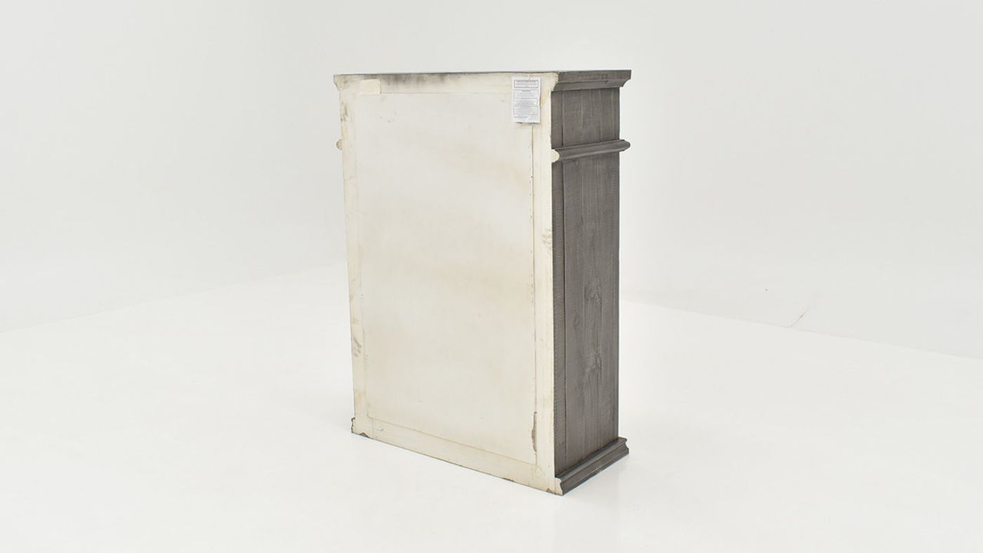 Rear View  of the Gabriella Chest of Drawers in Terra Gray by Vintage Furniture | Home Furniture Plus Bedding