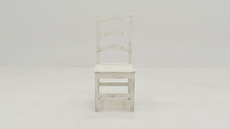Front Facing View of the Winchester Dining Chair in Off White by Vintage Furniture | Home Furniture Plus Bedding