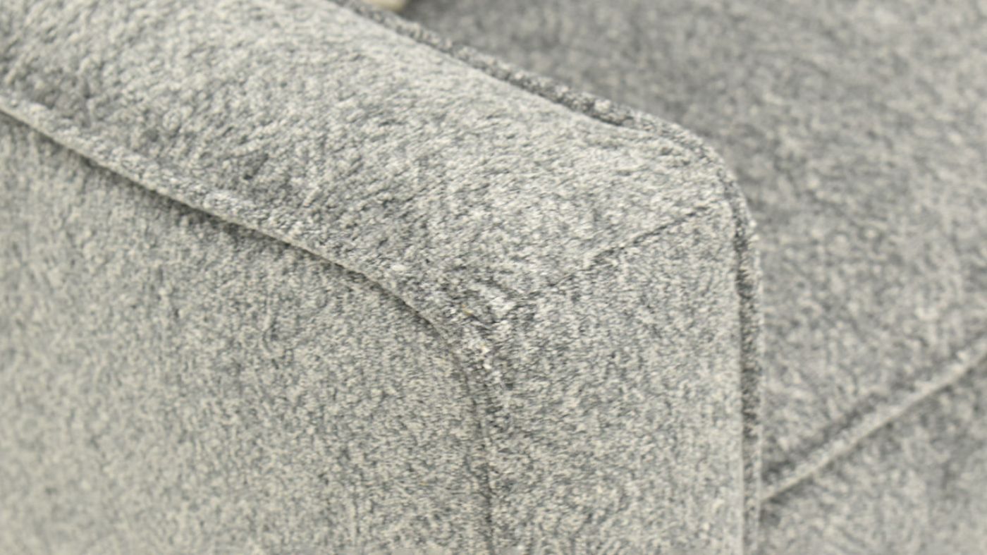 Close Up Arm View of the St. Charles Sofa in Gray by Behold Home | Home Furniture Plus Bedding