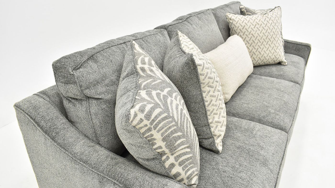 Angled Overhead View of the St. Charles Sofa in Gray by Behold Home | Home Furniture Plus Bedding