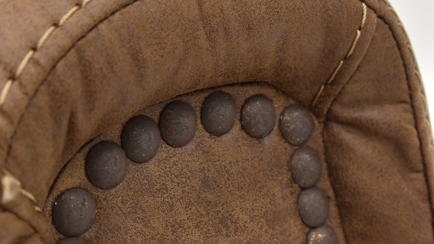 Close Up Arm View  of the Maverick POWER Reclining Sofa in Brown by HomeStretch | Home Furniture Plus Bedding
