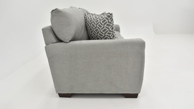 Side View of the Cutler Sofa in Gray by Jackson Furniture | Home Furniture Plus Bedding