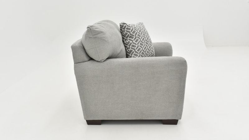 Side View of the Cutler Chair in Gray by Jackson Furniture | Home Furniture Plus Bedding