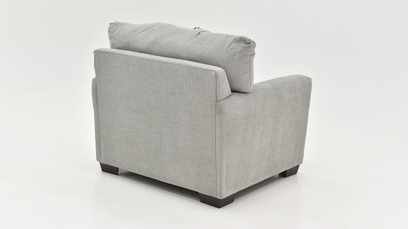 Slightly Angled Rear View of the Cutler Chair in Gray by Jackson Furniture | Home Furniture Plus Bedding