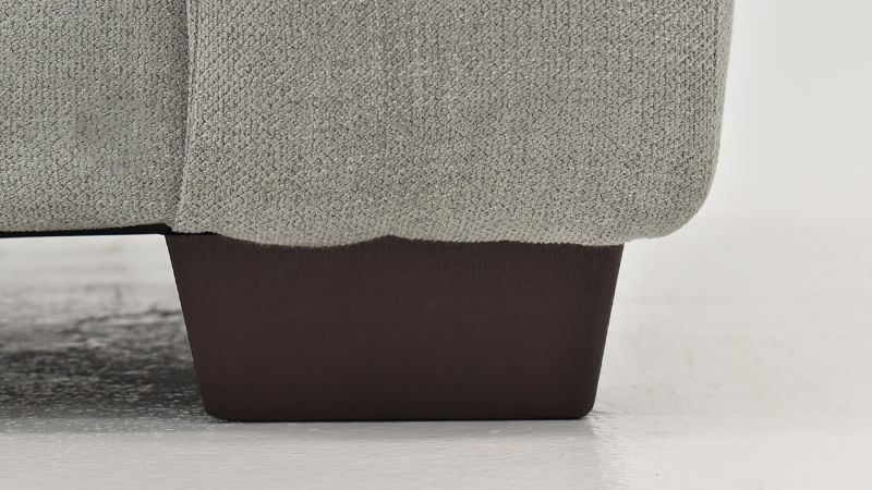 Close Up Leg View of the Cutler Ottoman in Gray by Jackson Furniture | Home Furniture Plus Bedding