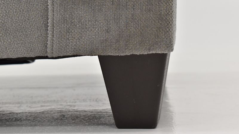 Close Up Leg View of the Surge Sleeper Sofa in Smoke Gray by Lane Furniture | Home Furniture Plus Bedding