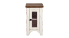 Front Facing  View of the Wystfield Chairside End Table in Two Tone White and Brown by Ashley Furniture | Home Furniture Plus Bedding