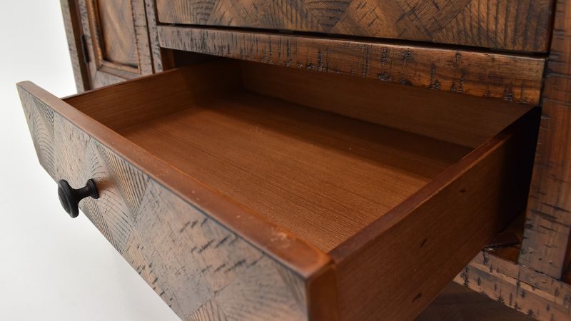 Interior Drawer of the Fairview Server in Brown by Jofran | Home Furniture Plus Bedding