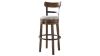 Angled View of the Valebeck 30 Inch Barstool in Brown by Ashley Furniture | Home Furniture Plus Bedding