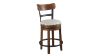 Angled View of the Valebeck 24 Inch Barstool in Brown by Ashley Furniture | Home Furniture Plus Bedding