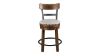 Front Facing View of the Valebeck 24 Inch Barstool in Brown by Ashley Furniture | Home Furniture Plus Bedding