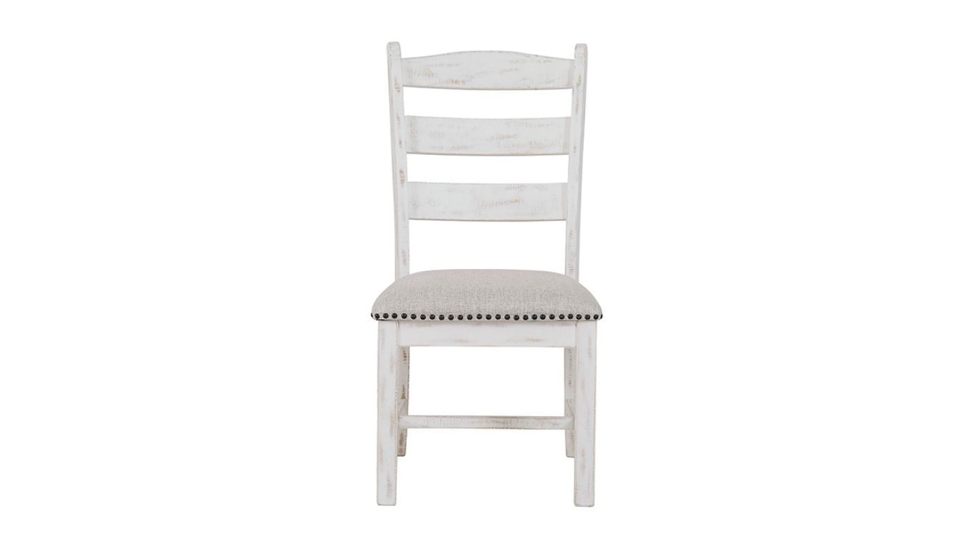 Front Facing View of the Valebeck Dining Chair in Two Tone by Ashley Furniture | Home Furniture Plus Bedding