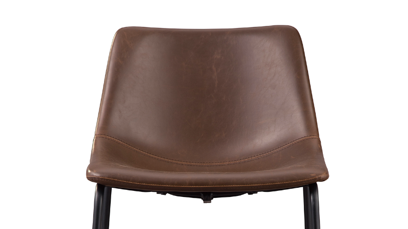Front Seat View of the Centiar 24 Inch 2 Pack Barstools in Brown by Ashley Furniture | Home Furniture Plus Bedding