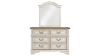 Front Facing View of the Realyn Dresser and Mirror in Off White by Ashley Furniture | Home Furniture Plus Bedding