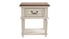 Front Facing View of the Realyn Nightstand in Off White by Ashley Furniture | Home Furniture Plus Bedding