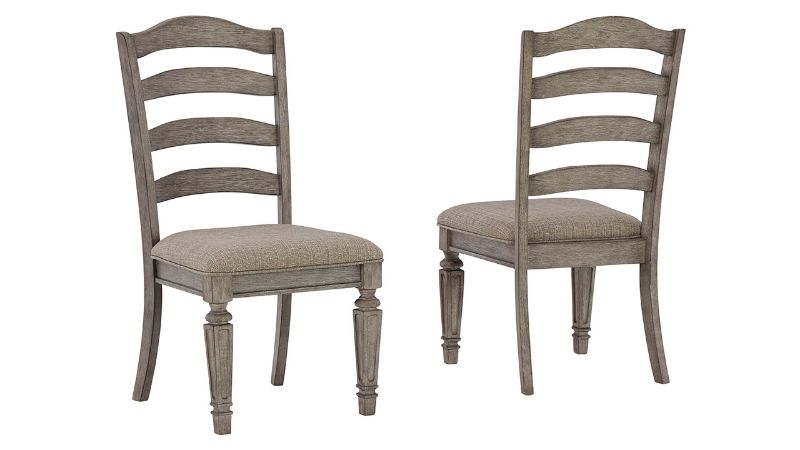 Dual View of the Lodenbay Dining Chair in Two Tone by Ashley Furniture | Home Furniture Plus Bedding
