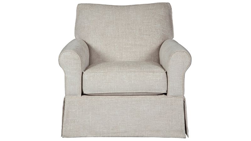 Front Facing View of the Searcy Accent Chair in Off White by Ashley Furniture | Home Furniture Plus Bedding