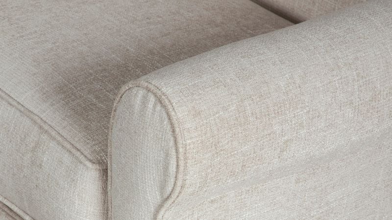 Close Up View of the Searcy Accent Chair in Off White by Ashley Furniture | Home Furniture Plus Bedding