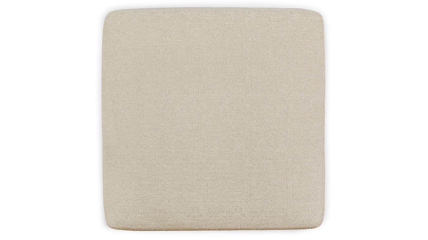 Top Down View of the Edenfield Oversized Ottoman in Off White by Ashley Furniture | Home Furniture Plus Bedding