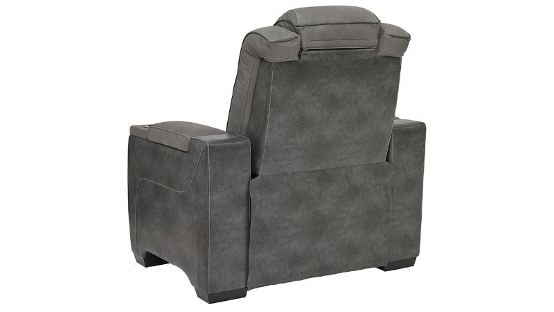 Rear View of the Next-Gen POWER Recliner in Gray by Ashley Furniture | Home Furniture Plus Bedding