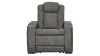 Front Facing View of the Next-Gen POWER Recliner in Gray by Asley Furniture | Home Furniture Plus Bedding
