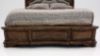 Footboard View of the Tulsa Queen Size Bed in Light Brown by Avalon Furniture | Home Furniture Plus Bedding