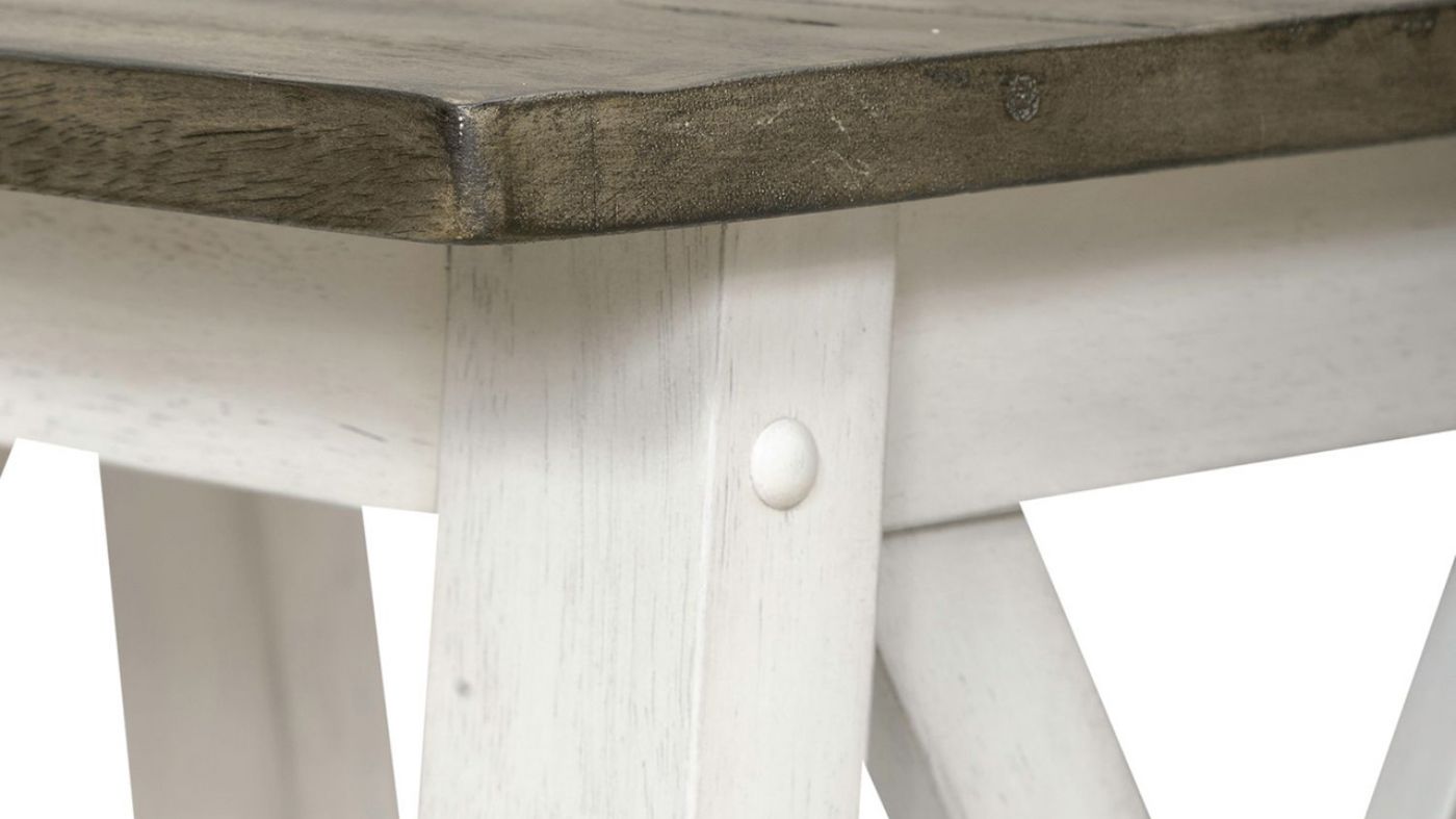 Close Up View of the Laurel Bluff Coffee Table in White by Liberty Furniture | Home Furniture Plus Bedding