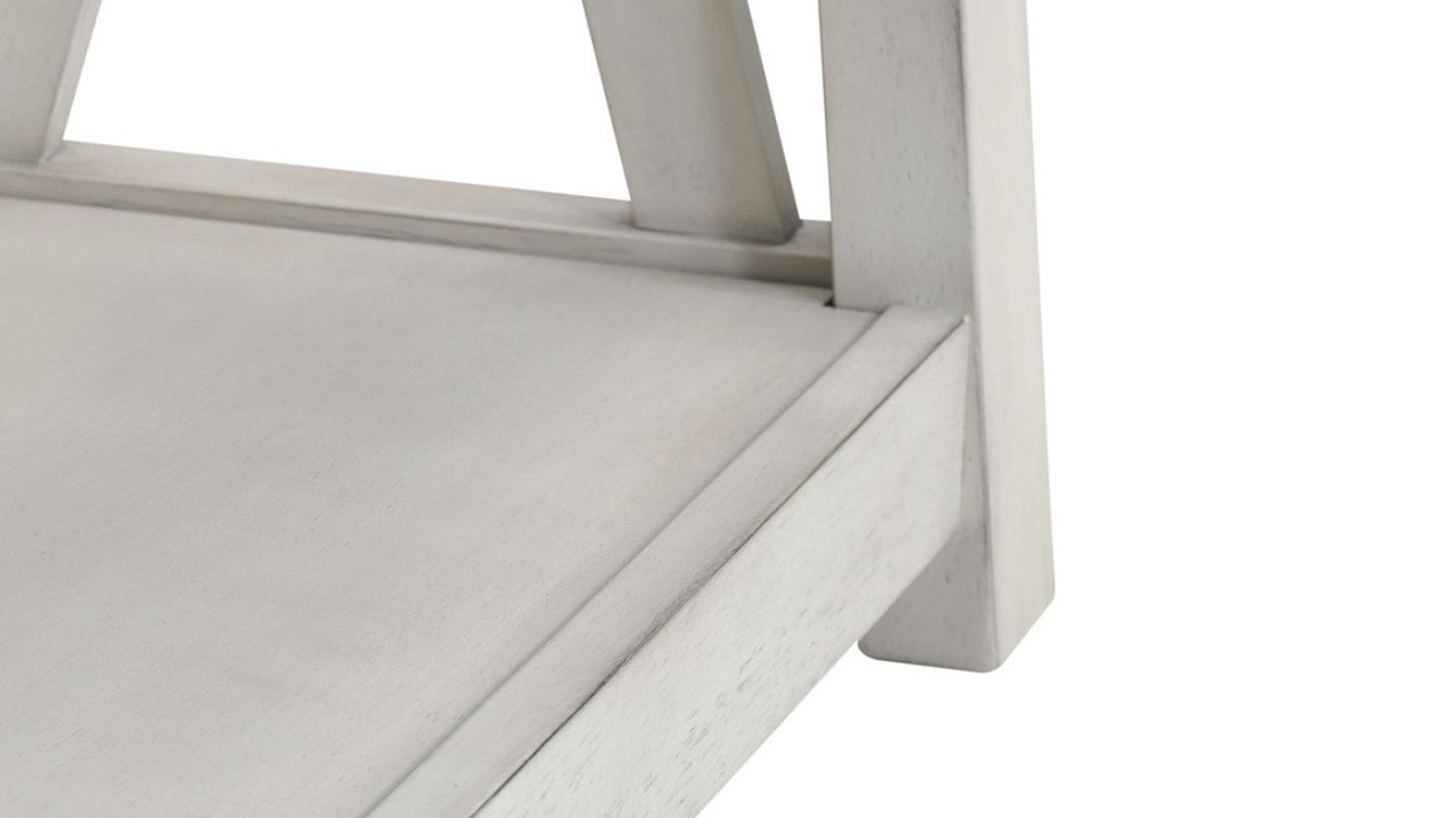 Close Up View of the Laurel Bluff Sofa Table in White by Liberty Furniture | Home Furniture Plus Bedding