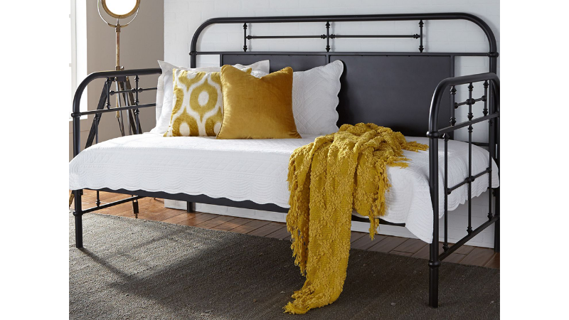 Room View of the Vintage Metal Daybed in Black by Liberty Furniture | Home Furniture Plus Bedding