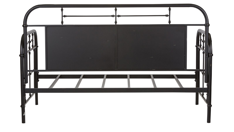 Front Facing View of the Vintage Metal Daybed in Black by Liberty Furniture | Home Furniture Plus Bedding