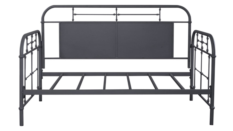 Front Facing View of the Vintage Metal Daybed in Navy by Liberty Furniture | Home Furniture Plus Bedding
