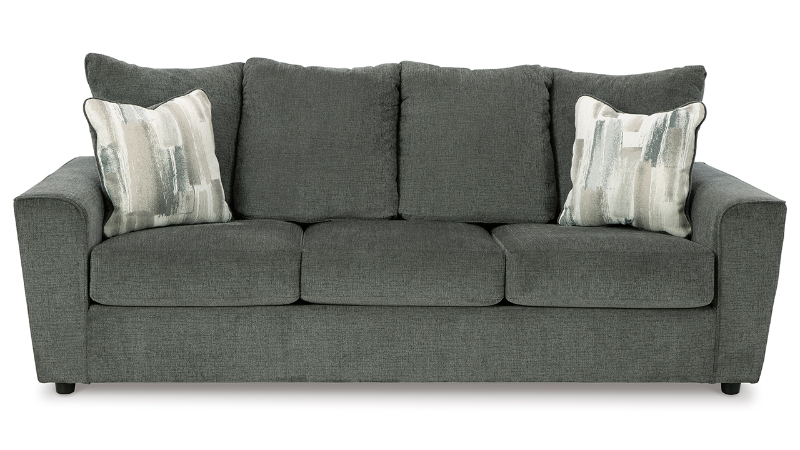 Front Facing View of the Stairatt Sofa in Gray by Ashley Furniture | Home Furniture Plus Bedding
