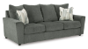 Angled View of the Stairatt Sofa in Gray by Ashley Furniture | Home Furniture Plus Bedding