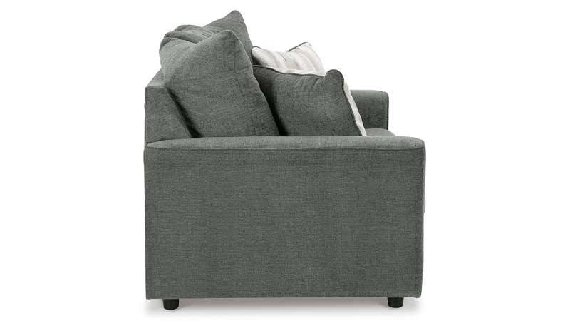 Side View of the Stairatt Loveseat in Gray by Ashley Furniture | Home Furniture Plus Bedding