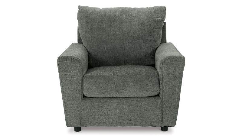 Front Facing View of the Stairatt Chair in Gray by Ashley Furniture | Home Furniture Plus Bedding