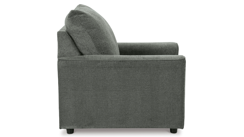 Side View of the Stairatt Chair in Gray by Ashley Furniture | Home Furniture Plus Bedding