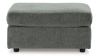 Front Facing View of the Stairatt Ottoman in Gray by Ashley Furniture | Home Furniture Plus Bedding